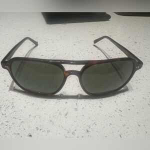 Moscot bjorn brown aviator sunglasses